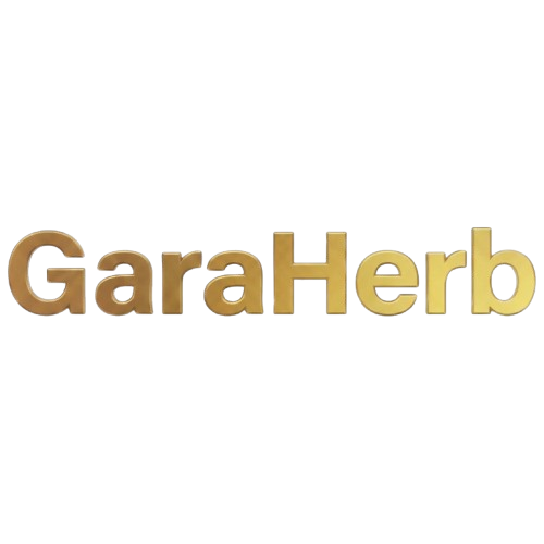 Official Garaherb logo, natural supplement for health and wellness.