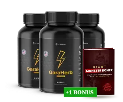 Garaherb 3-bottle bundle with a special discount, the most recommended treatment for long-lasting results.